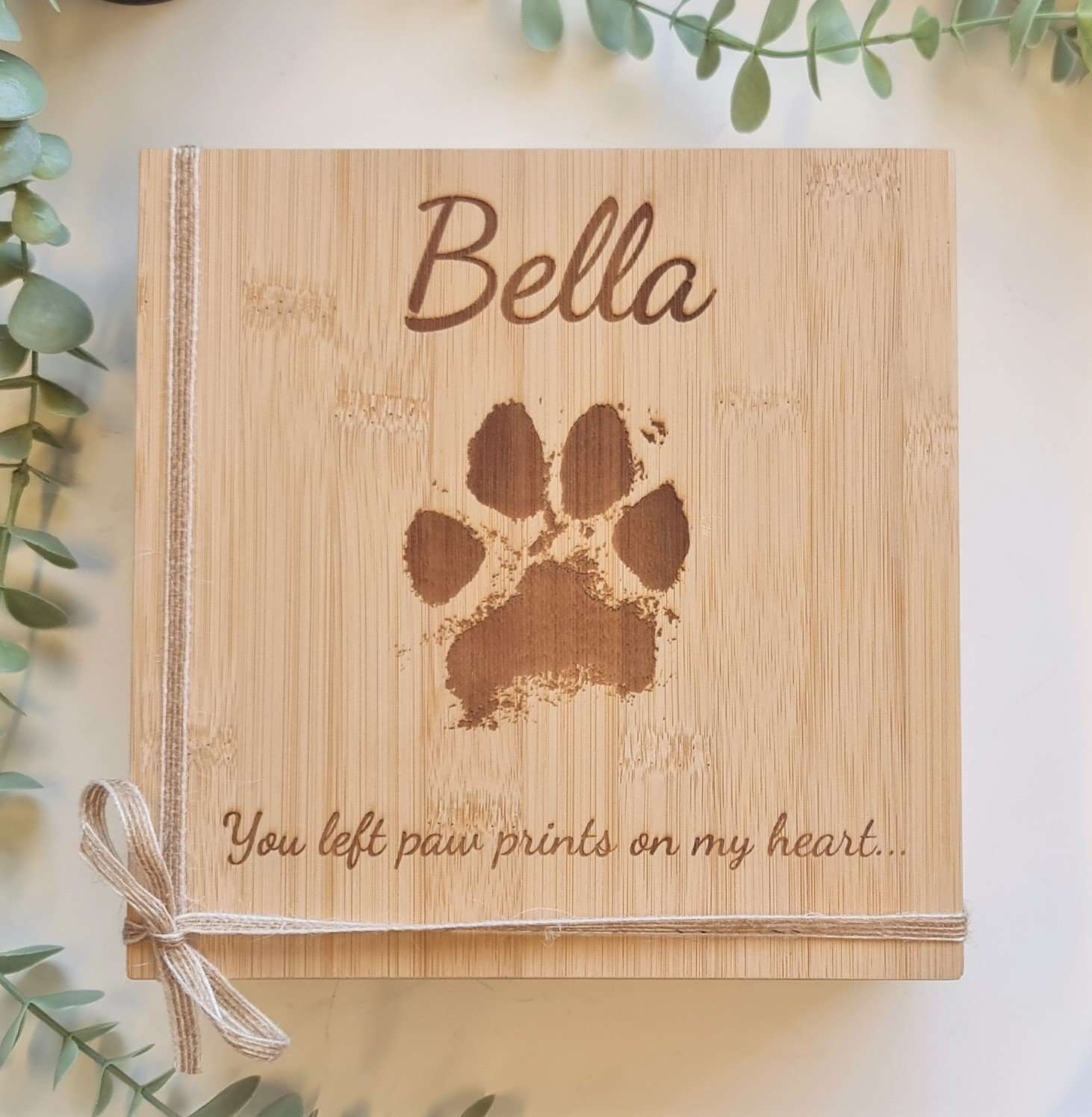 Custom Bamboo Paw Box - Large (20 – 70kgs)
