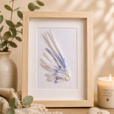 Bird Feather Memorial - Framed