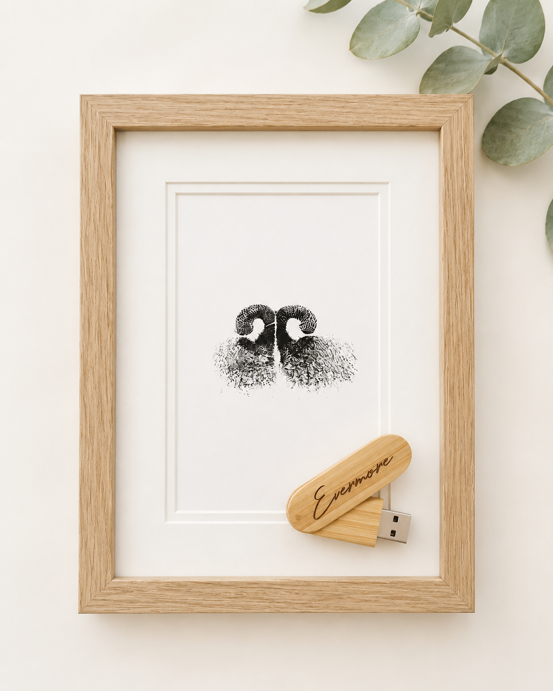 Nose Boop Impression - Digital (USB) + Framed Ink Print