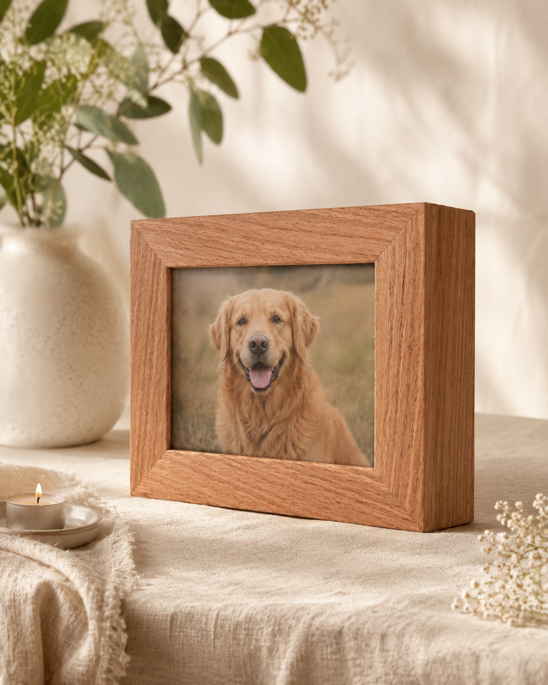 Handcrafted Aussie Timber Photo Urn - Image 2