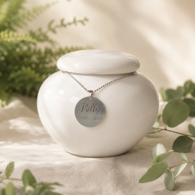 Ethereal White Urn