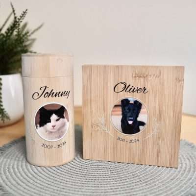 Custom Bamboo Photo Box