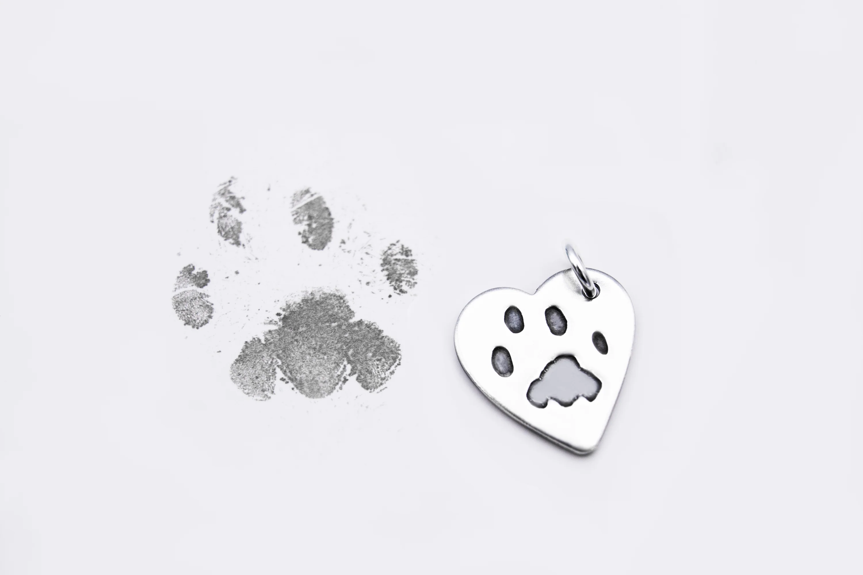 SmallPrint - Paw Print Charm (Stirling Silver)