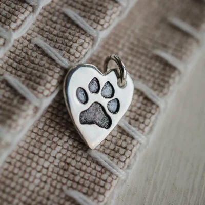 SmallPrint - Paw Print Pendant (Stirling Silver)
